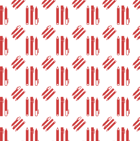 transparent red pens pattern with writing and design elements - Download Free Stock Videos Pikwizard.com