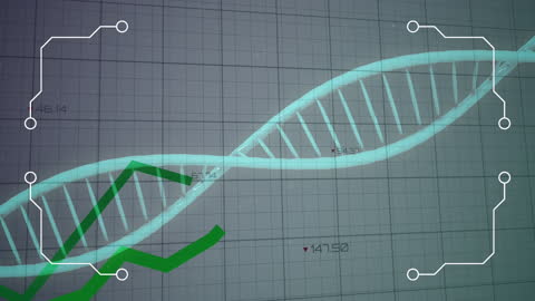 Futuristic DNA Strand Analytics in Technology Interface