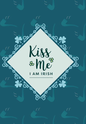 St. Patrick's Day Kiss Me Quote With Shamrocks - Download Free Stock Videos Pikwizard.com