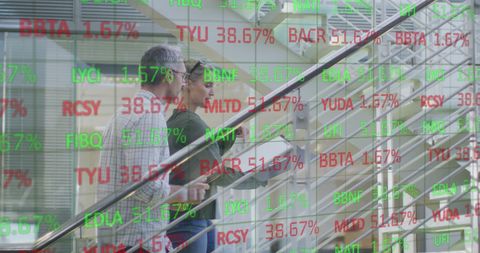 Business Professionals Analyzing Digital Financial Data Display - Download Free Stock Images Pikwizard.com