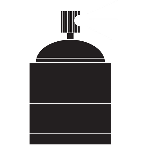 vector black spray bottle on transparent background on a white canvas - Download Free Stock Videos Pikwizard.com