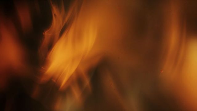 Dynamic Abstract Flames Creating Energetic Atmosphere