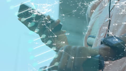 Digital Data Overlay on DNA and Smartphone Usage