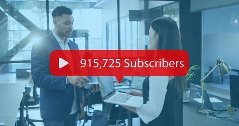 Professionals collaborating on digital media strategy