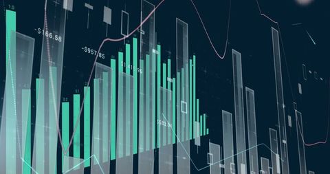 Dynamic Financial Dashboard with Bar Charts and Graphs - Download Free Stock Images Pikwizard.com