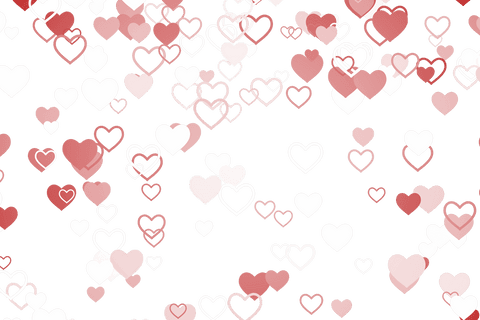 Romantic Vibes: Pink and White Hearts on Transparent Background - Download Free Stock Videos Pikwizard.com