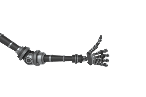 Techno-elegant Robotic Arm Illustration on Transparent Background - Download Free Stock Videos Pikwizard.com