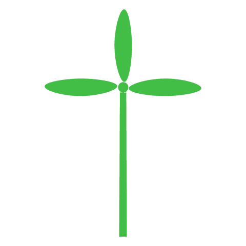transparent green windmill, wind energy symbol vector - Download Free Stock Videos Pikwizard.com