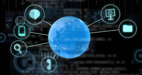 Global Connectivity Web Representing Data and Information Exchange