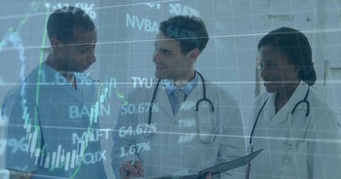 Diverse Medical Team Analyzing Digital Data Charts - Download Free Stock Images Pikwizard.com