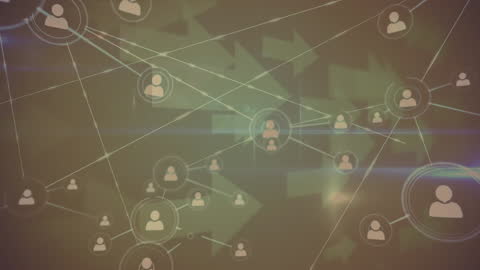 Digital Network Connection Visualization with Abstract Shapes