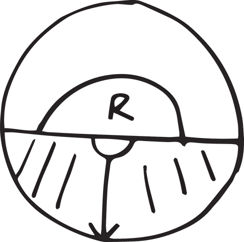 Transparent Radial Symbol With Letter R Inside Circular Shape - Download Free Stock Videos Pikwizard.com
