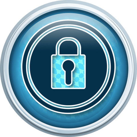 Transparent Security Lock Icon Vector with Abstract Blue Mosaic Design - Download Free Stock Videos Pikwizard.com