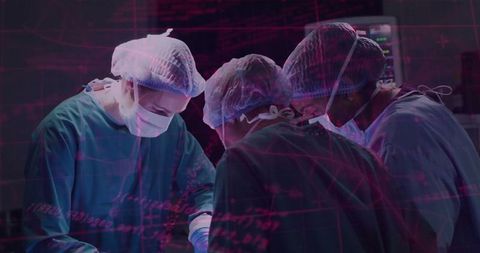 Surgical Team Performed Critical Operation in Modern Operating Room