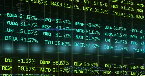 Dynamic Display of Stock Market Ticker and Financial Data - Download Free Stock Images Pikwizard.com