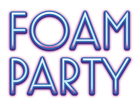 bright foam party text on transparent background - Download Free Stock Videos Pikwizard.com
