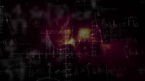 Complex Mathematical Equations on Dynamic Background
