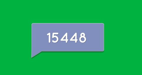 Overloaded Notifications Speech Bubble on Green Background - Download Free Stock Images Pikwizard.com
