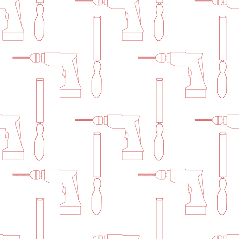 Seamless Pattern of Red Tool Icons on Transparent Background - Download Free Stock Videos Pikwizard.com