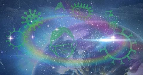 Health Imagery in Cosmic Landscape: Sci-Fi Perspective on Protection