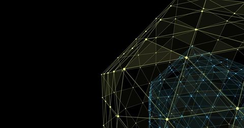 Digital Geometrical Spheres with Intersecting Connections - Download Free Stock Images Pikwizard.com