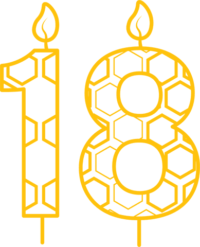 Eighteenth Birthday Candle Outline on Transparent Background - Download Free Stock Videos Pikwizard.com