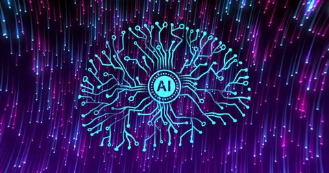 Futuristic AI Brain Stimulating Neural Connections - Download Free Stock Images Pikwizard.com