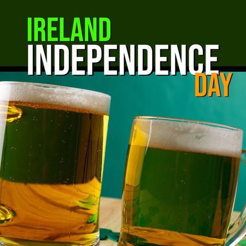 Ireland Independence Day Celebration with Beer - Download Free Stock Templates Pikwizard.com
