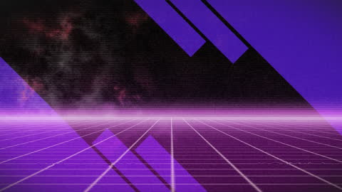 Cyber Grid with Futuristic Data Theme and Misty Background