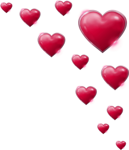 Pink Hearts on Transparent Background for Love and Romance Design - Download Free Stock Videos Pikwizard.com