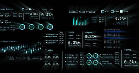 Dynamic Financial Data Processing with Global Networks Visualization