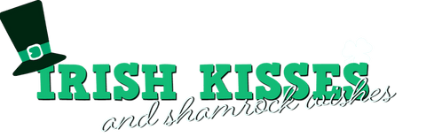 St patrick's day transparent card design with hat and clover