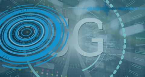 Abstract Digital Interface Highlighting Global Connectivity