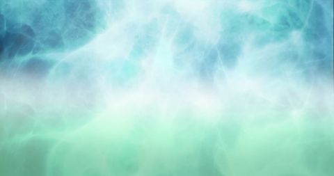 Abstract Green and Blue Gradient Smoke Cloud Art