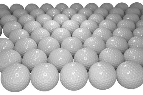 full frame view transparent background golf balls arrangement pattern - Download Free Stock Videos Pikwizard.com
