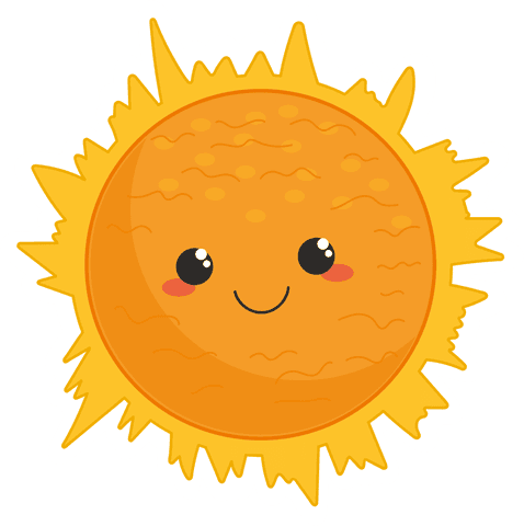 happy cartoon sun illustration on transparent background - Download Free Stock Videos Pikwizard.com