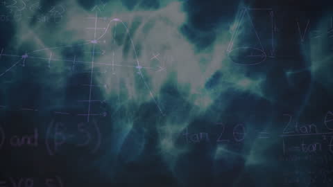 Animated Mathematical Equations with Dynamic Light Effects