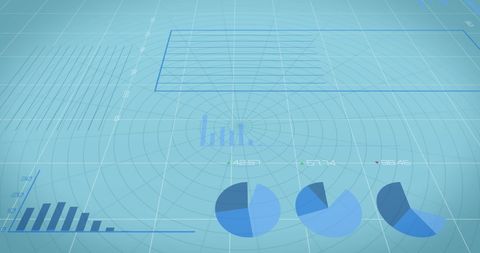 Dynamic Financial Data Analysis with Graphs and Charts - Download Free Stock Images Pikwizard.com