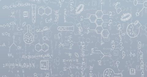 Mathematical Formulas and Scientific Icons on Grey Background - Download Free Stock Images Pikwizard.com