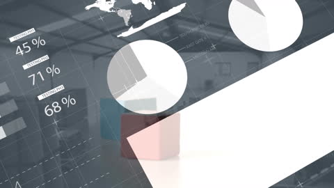 Digital Data Overlay on Modern Home Interior Concept