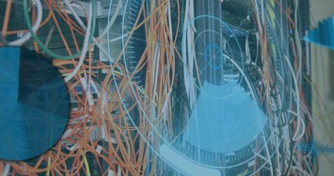 Complex Data Transmission in Computer Server Network - Download Free Stock Images Pikwizard.com