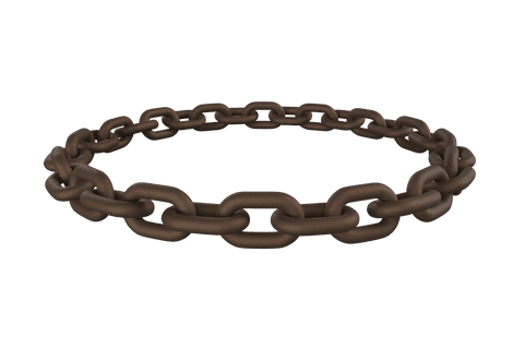 rusty circular chain on transparent background isolated - Download Free Stock Videos Pikwizard.com