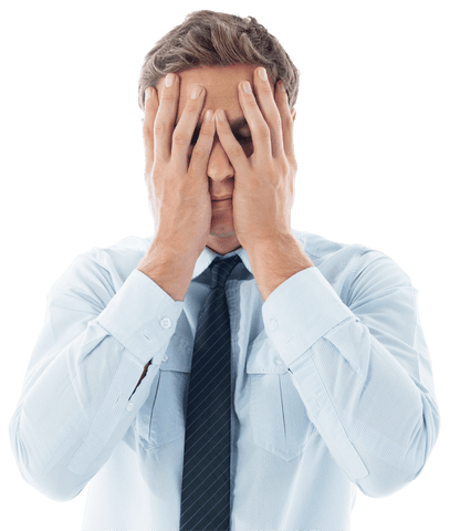transparent worried businessman hide face only use for professional purposes - Download Free Stock Videos Pikwizard.com