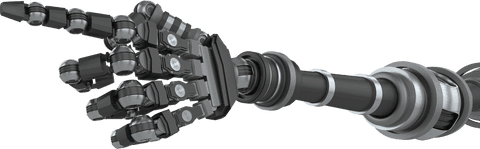 Transparent Robotic Hand Pointing with Detailed Mechanics - Download Free Stock Videos Pikwizard.com
