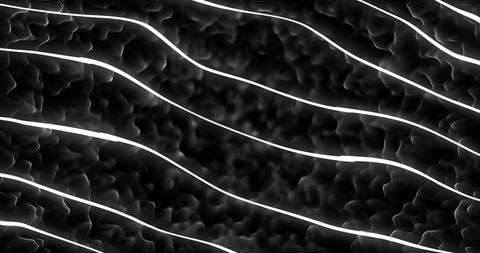 Glowing Energy Lines Over Organic Black Texture