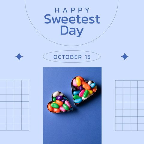 sweetest day celebrations with candy hearts - Download Free Stock Templates Pikwizard.com