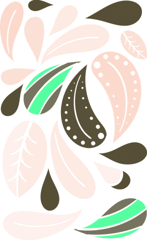 abstract transparent pastel leaf patterns with retro vibes - Download Free Stock Videos Pikwizard.com