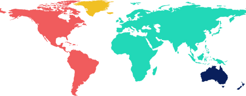 Vibrant Transparent World Map viz - Download Free Stock Videos Pikwizard.com