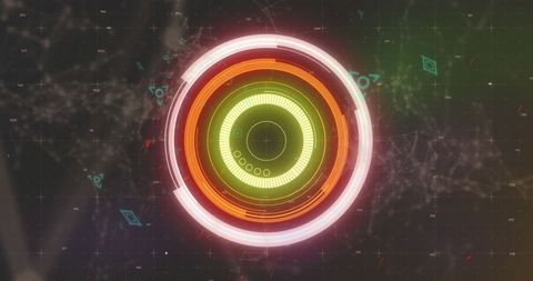 futuristic digital interface with scanning scope animation - Download Free Stock Images Pikwizard.com