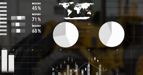 Financial Data Processing with Global Health Concept - Download Free Stock Images Pikwizard.com